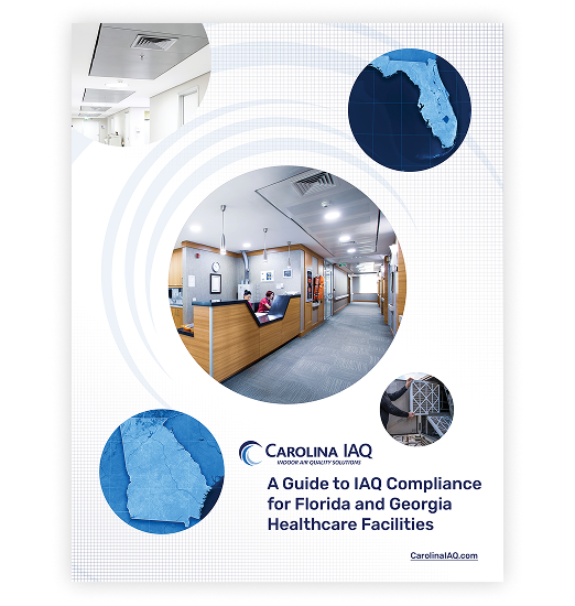 Educational resource from Carolina IAQ designed to help your medical facility meet strict indoor air quality compliance standards.