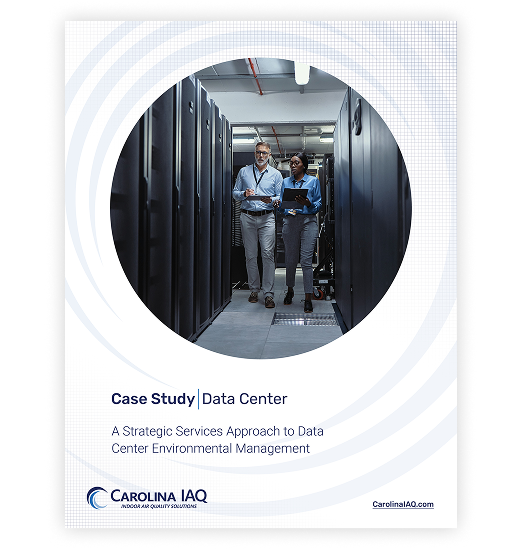Carolina IAQ data center case study highlighting a strategic services approach to indoor environmental management.