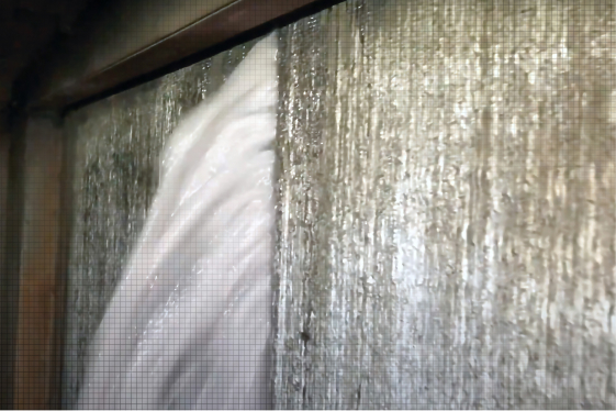Deep cleaning of a commercial HVAC cooling coil to remove heavy contaminants and restore healthy indoor air quality.
